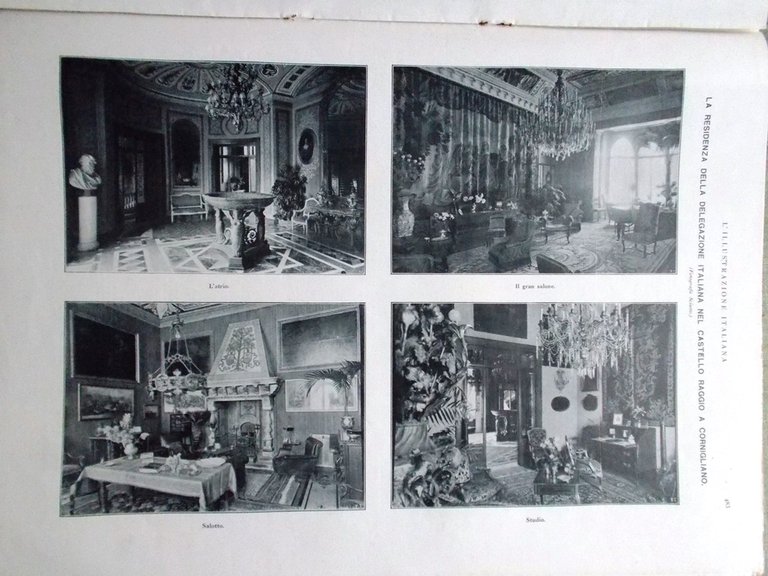 L'Illustrazione Italiana 23 Aprile 1922 Conferenza Genova Einstein Banco Padova