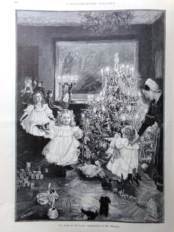 L'Illustrazione Italiana 23 Dicembre 1900 Natale Pastori Racconti San Cosimato
