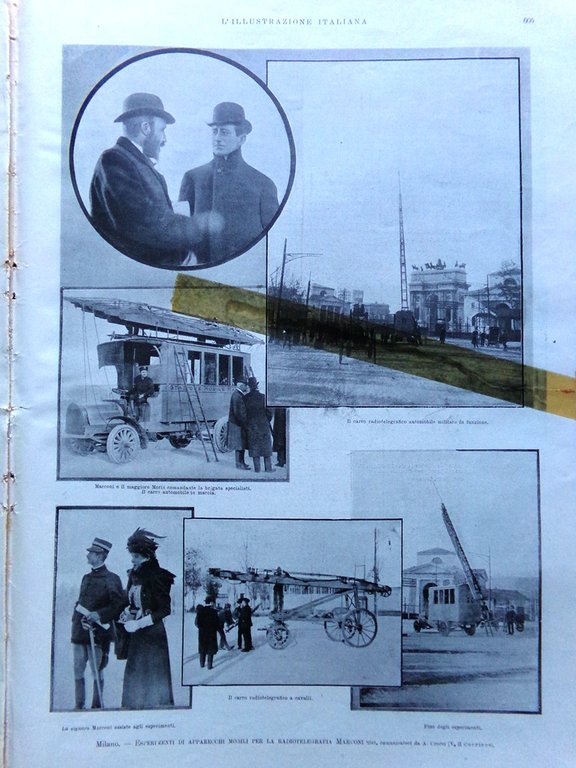 L'Illustrazione Italiana 23 Dicembre 1906 Natale Giocattoli Gay Carmen Marconi