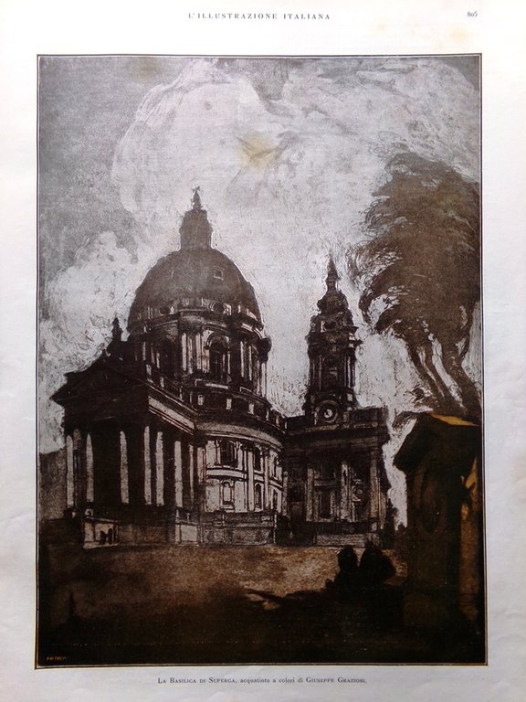 L'Illustrazione Italiana 23 Dicembre 1923 Gallignani Galeffi Vesuvio Strade Roma