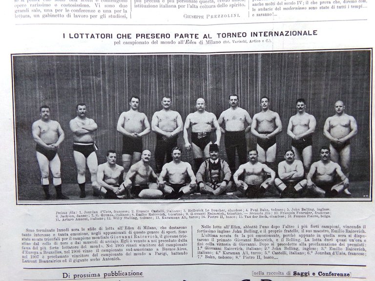 L'Illustrazione Italiana 23 Febbraio 1908 Regicidio di Lisbona Lottatori Eritrea | Immagine Gallery 4