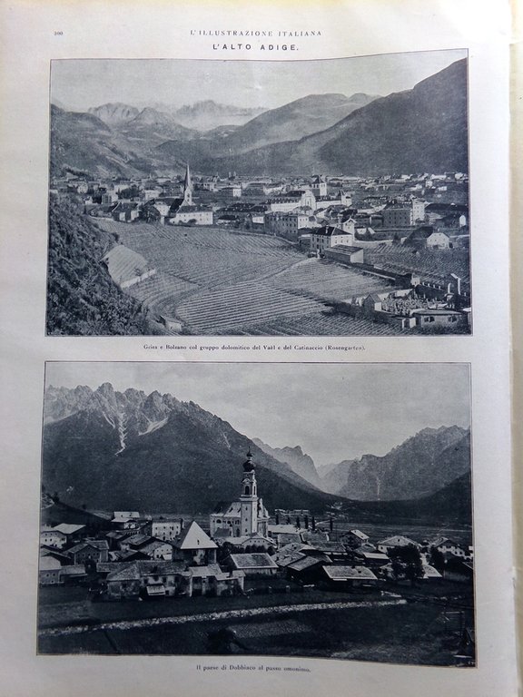 L'Illustrazione Italiana 23 Febbraio 1919 Dazzi Alto Adige Venezia Giulia …