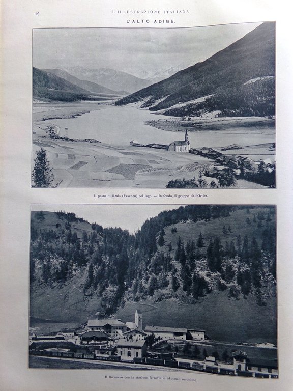 L'Illustrazione Italiana 23 Febbraio 1919 Dazzi Alto Adige Venezia Giulia …