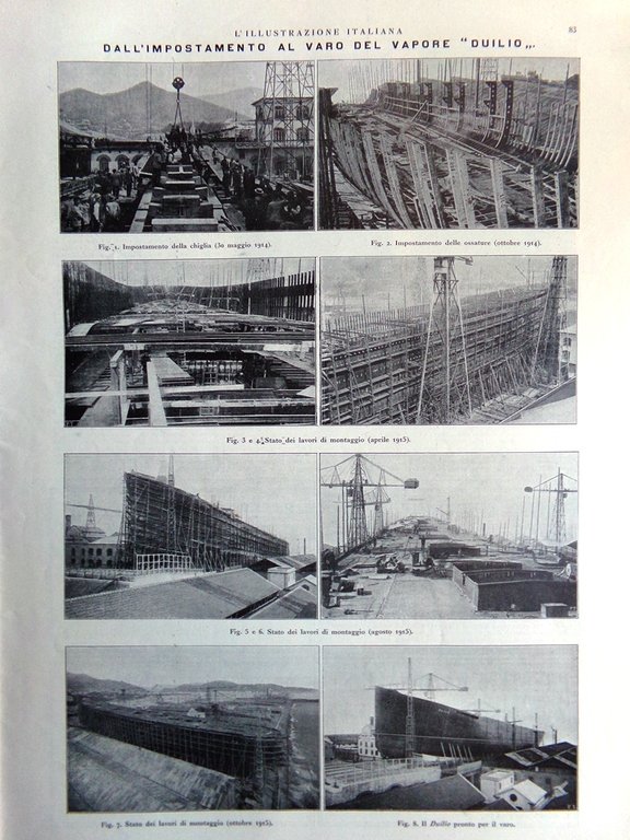 L'illustrazione Italiana 23 Gennaio 1916 WW1 Duilio Lucinico Occupazione Corfù