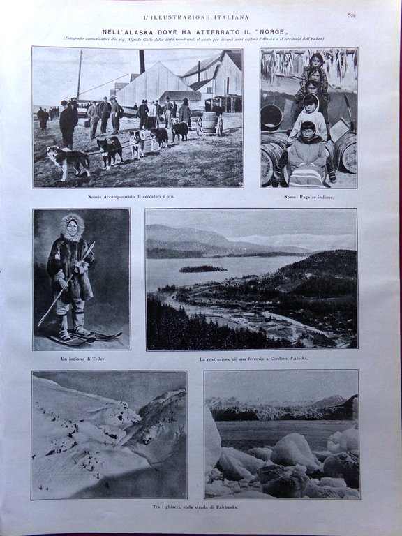 L'Illustrazione Italiana 23 Maggio 1926 Nobile Norge Stravinski Polonia Perugia | Immagine Gallery 3