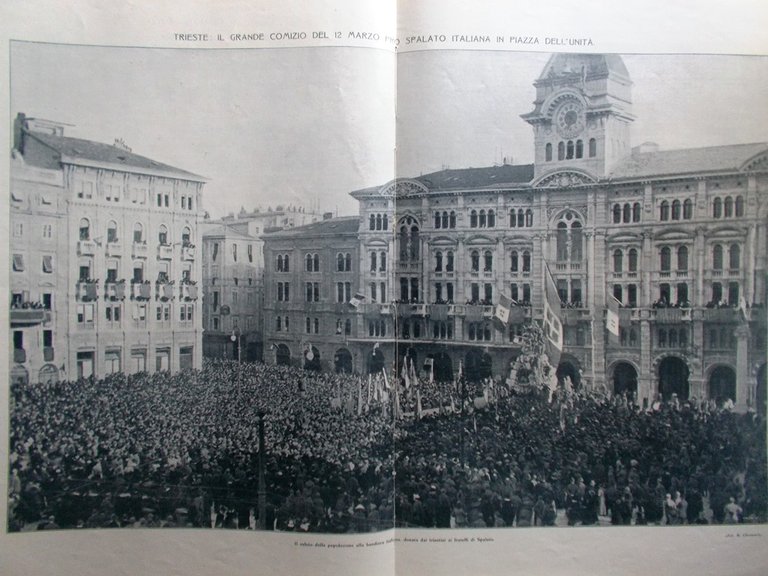 L'Illustrazione Italiana 23 Marzo 1919 Legno Val Gardena Sebenico Budapest …