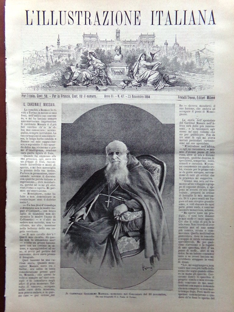 L'Illustrazione Italiana 23 Novembre 1884 Stazione di Cancello Corneto Tarquinia