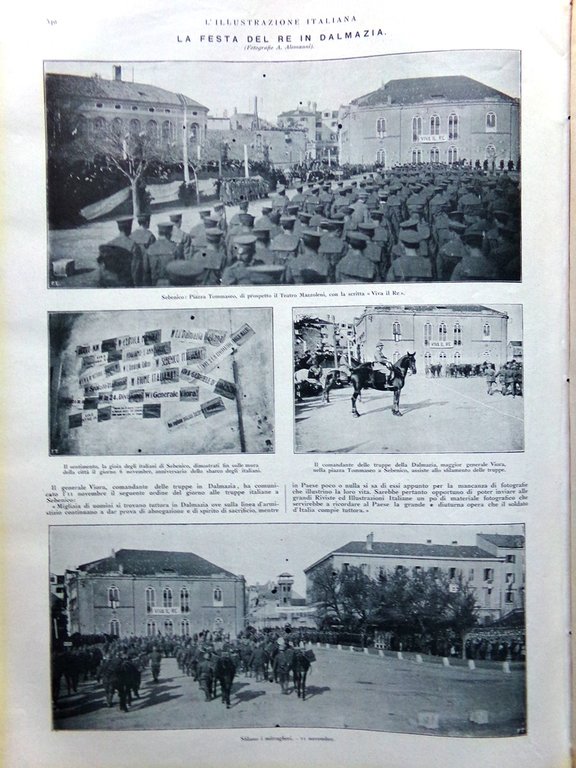 L'Illustrazione Italiana 23 Novembre 1919 Elezioni Roma Fiume Statuto Cirenaica