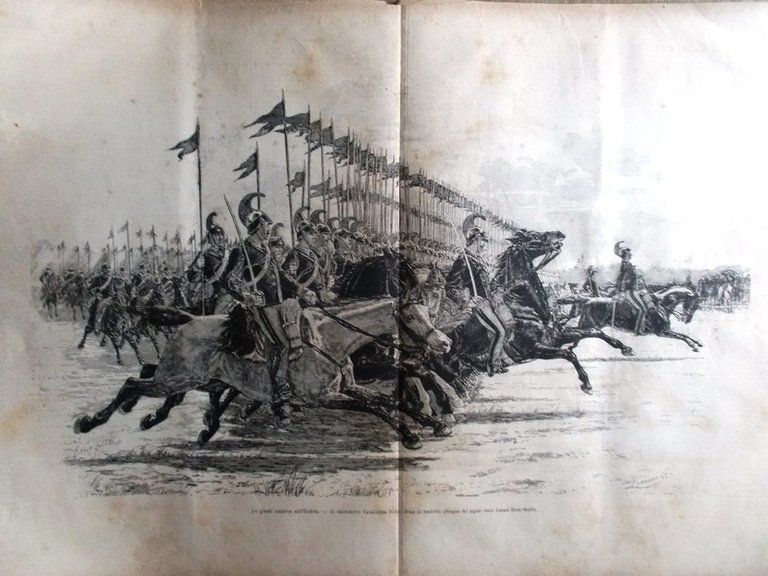 L'Illustrazione Italiana 23 Ottobre 1881 Manovre nell' Umbria Croce Rossa …