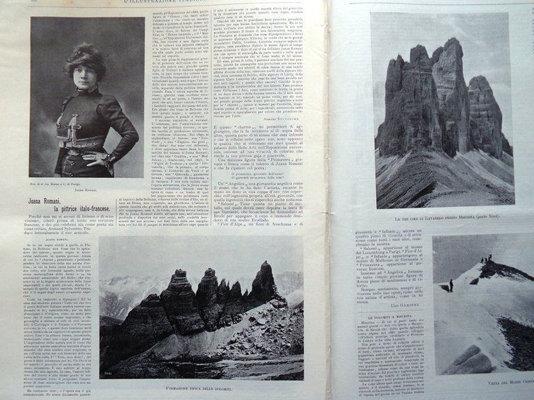 L'Illustrazione Italiana 23 Settembre 1900 Duca Abruzzi Valtellina Juana Romani