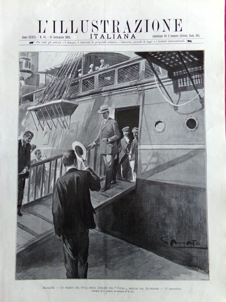 L'Illustrazione Italiana 23 Settembre 1906 Strage Siedlce Caruso Stringher Wernz | Immagine principale