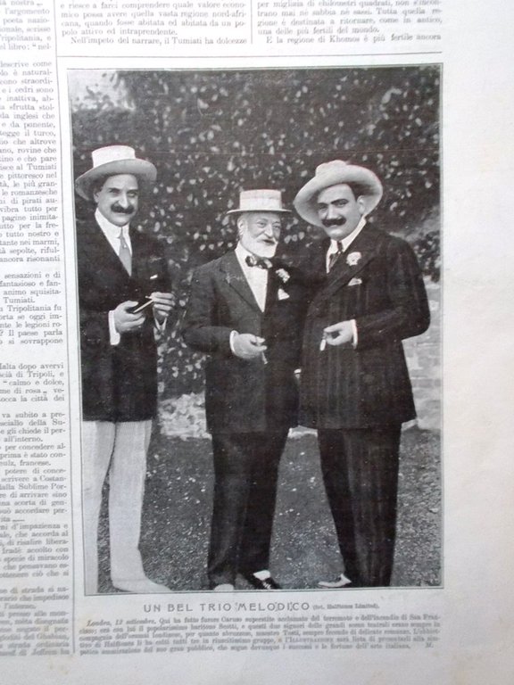 L'Illustrazione Italiana 23 Settembre 1906 Strage Siedlce Caruso Stringher Wernz