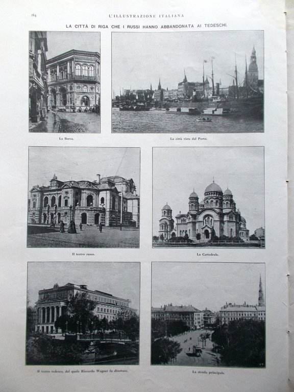 L'Illustrazione Italiana 23 Settembre 1917 WW1 Rivolta Spagna Cile Bainsizza …