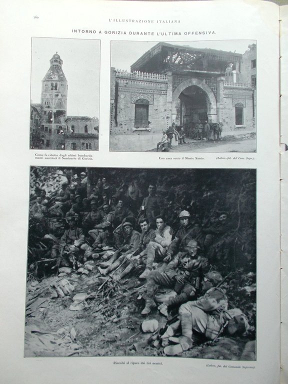 L'Illustrazione Italiana 23 Settembre 1917 WW1 Rivolta Spagna Cile Bainsizza …