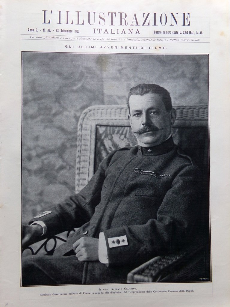 L'Illustrazione Italiana 23 Settembre 1923 Occupazione Corfù Kyoto Grattacieli