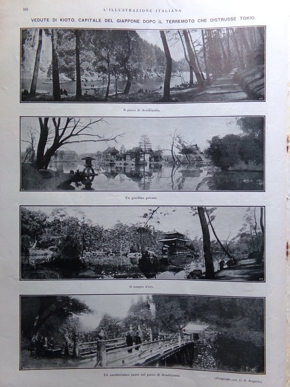 L'Illustrazione Italiana 23 Settembre 1923 Occupazione Corfù Kyoto Grattacieli