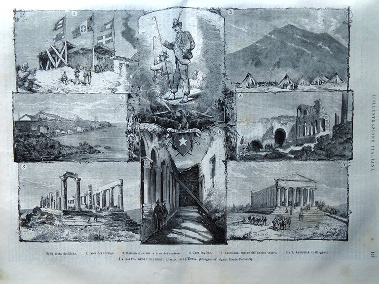L'Illustrazione Italiana 24 Agosto 1879 Morcote Alpinisti Etna Rovereto Monaco | Immagine Gallery 4