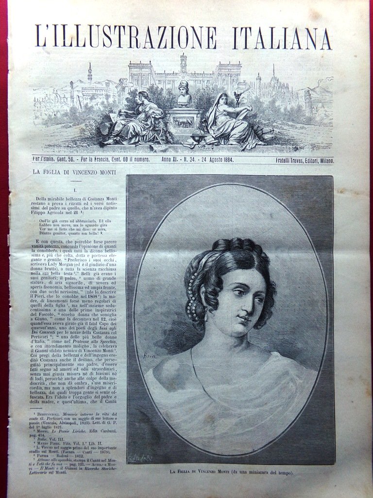 L'Illustrazione Italiana 24 Agosto 1884 Monti Ruggiero di Lauria Palazzo … | Immagine principale