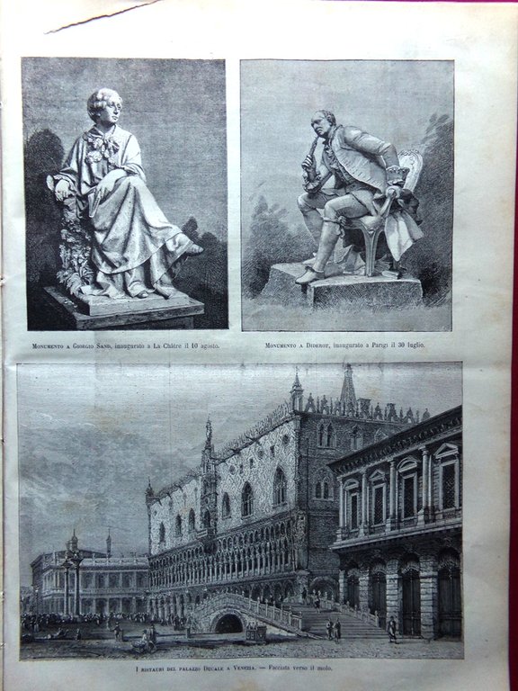 L'Illustrazione Italiana 24 Agosto 1884 Monti Ruggiero di Lauria Palazzo … | Immagine Gallery 4