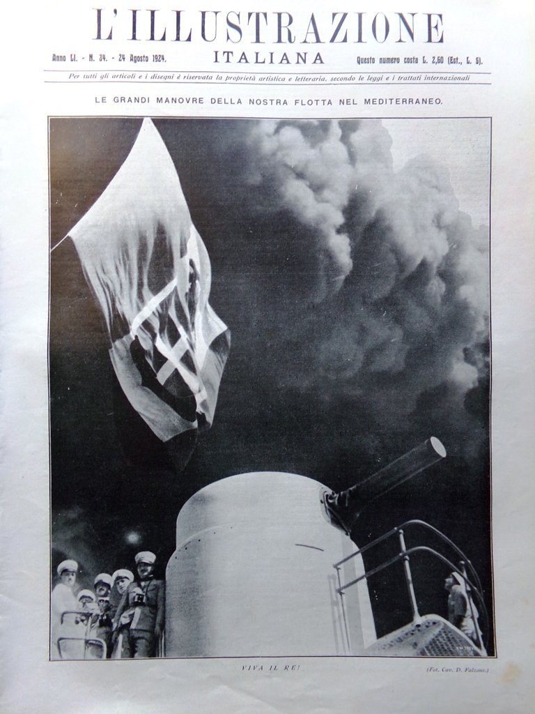L'Illustrazione Italiana 24 Agosto 1924 Ritrovamento Matteotti Coppa Alpi Flotta | Immagine principale