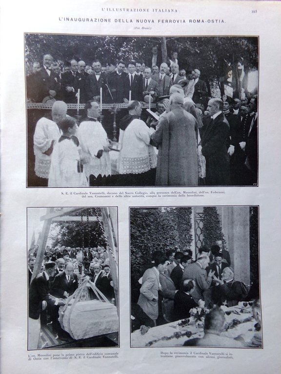 L'Illustrazione Italiana 24 Agosto 1924 Ritrovamento Matteotti Coppa Alpi Flotta | Immagine Gallery 2