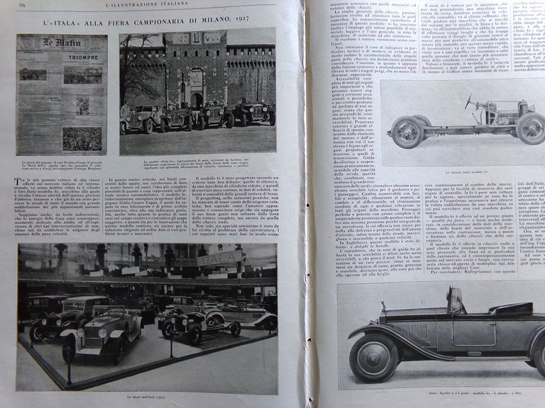 L'Illustrazione Italiana 24 Aprile 1927 Virgilio Mantova Mormoni Itala Scialli