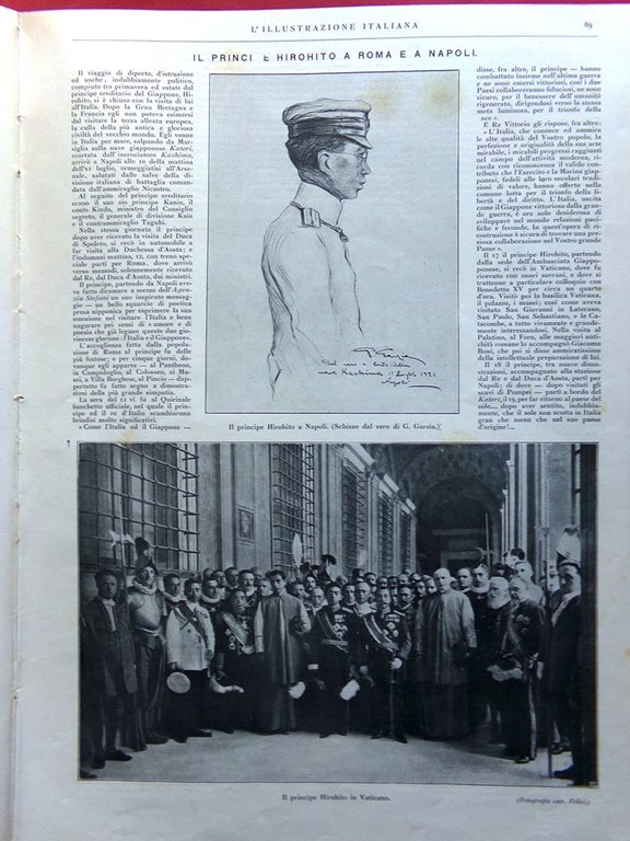 L'Illustrazione Italiana 24 Luglio 1921 Hirohito Zeppelin Padova Slesia Anatolia | Immagine Gallery 3