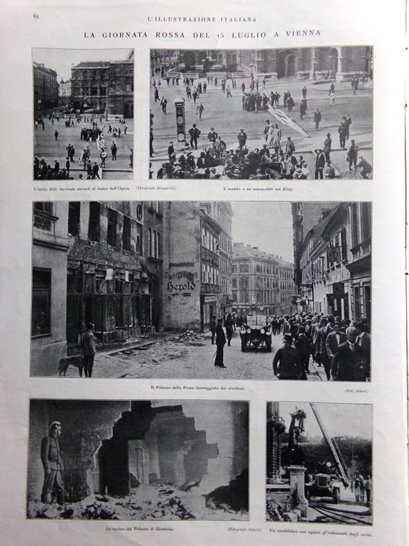L'Illustrazione Italiana 24 Luglio 1927 Re Ferdinando Romania Vienna Ostia …