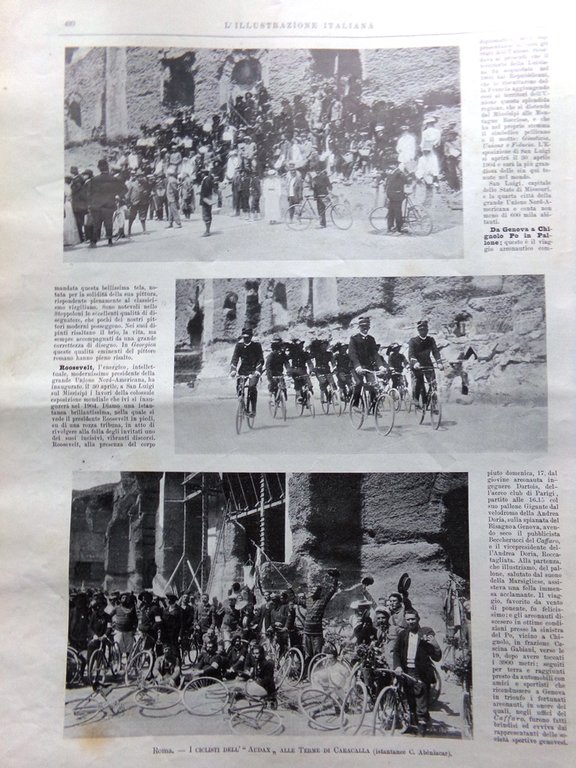 L'Illustrazione Italiana 24 Maggio 1903 Sovrani Firenze Marconi Salonicco Congo