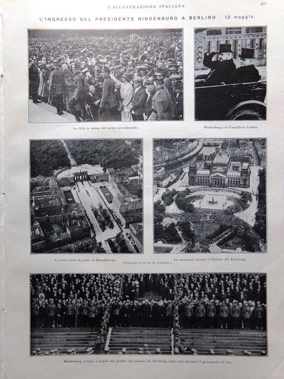 L'Illustrazione Italiana 24 Maggio 1925 Teresa Pastrengo Università Pavia Golgi | Immagine Gallery 3