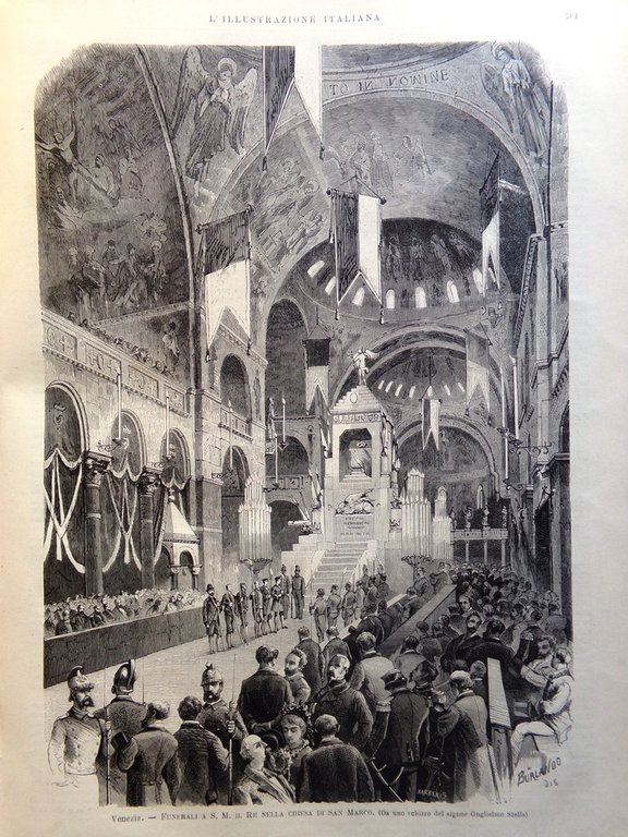 L'Illustrazione Italiana 24 Marzo 1878 Cairoli Funerali Re Prospettiva Nevskij