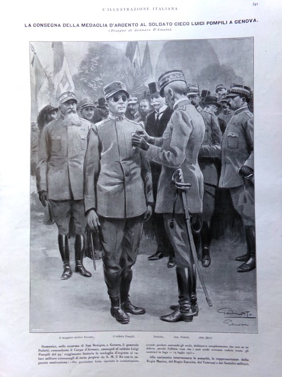 L'illustrazione Italiana 24 Ottobre 1915 WW1 Zanchi Hardie Malborghetto Pompili