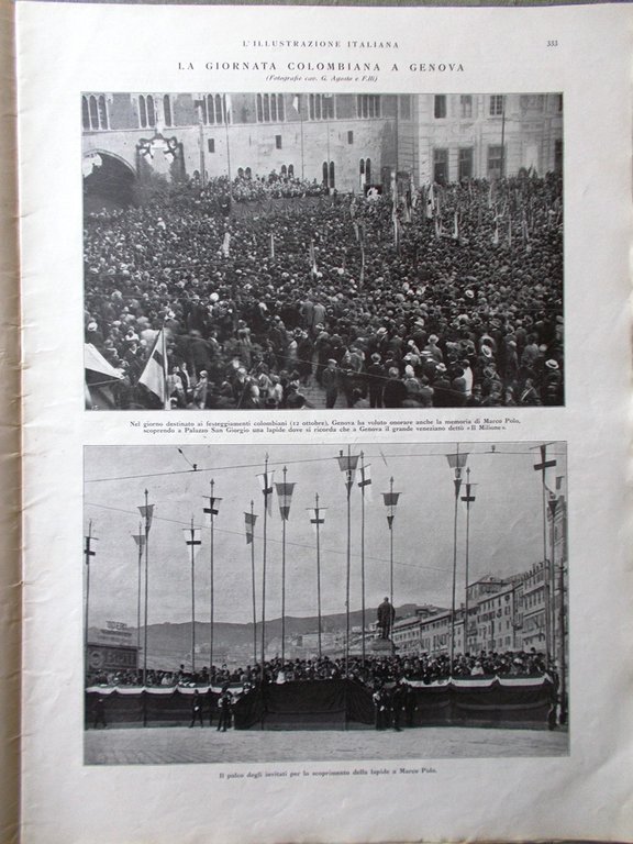 L'Illustrazione Italiana 24 Ottobre 1926 Luzzatti Colombo Broggi Valdarno Cinesi | Immagine Gallery 2