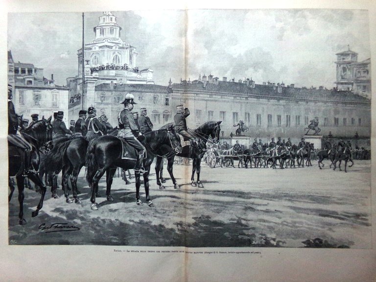 L'Illustrazione Italiana 24 Settembre 1893 Operai Italiani a Metz Nancy …