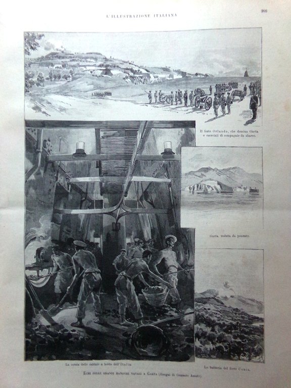 L'Illustrazione Italiana 24 Settembre 1893 Operai Italiani a Metz Nancy …