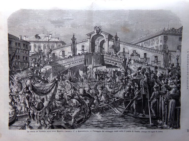 L'Illustrazione Italiana 25 Agosto 1878 Tiziano De Amicis Sovrani Venezia … | Immagine Gallery 2