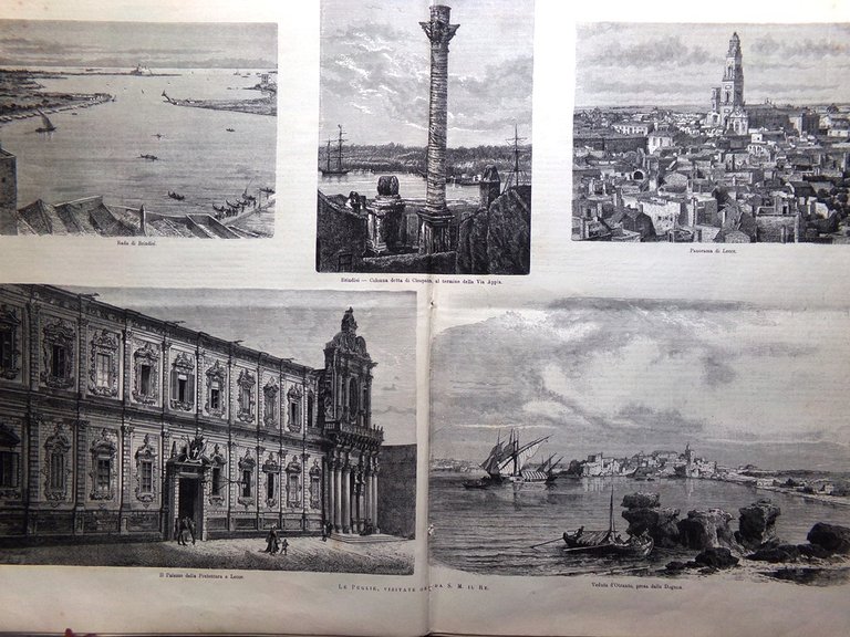 L'Illustrazione Italiana 25 Agosto 1889 Melfi Brindisi Lecce Asmara Zanardelli