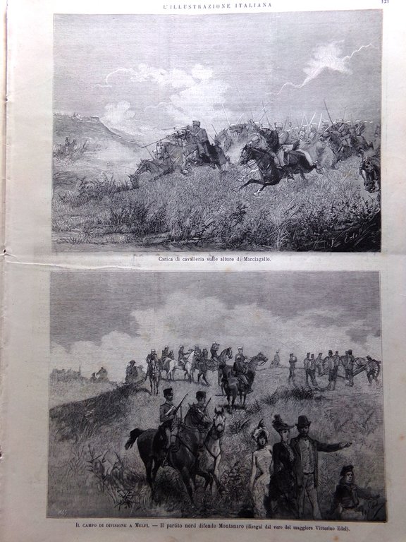 L'Illustrazione Italiana 25 Agosto 1889 Melfi Brindisi Lecce Asmara Zanardelli