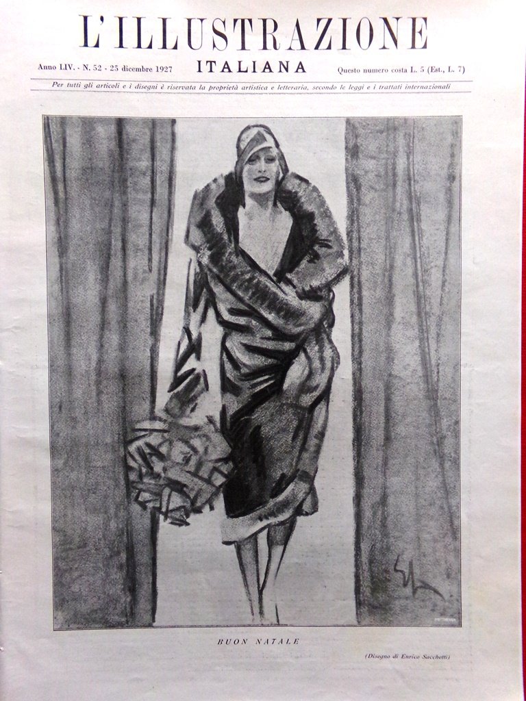 L'Illustrazione Italiana 25 Dicembre 1927 Presepio Scopinich Murano Agricoltura