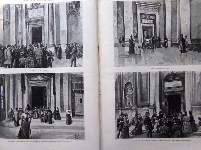L'Illustrazione Italiana 25 Febbraio 1900 Conservatorio Milano Grande Muraglia