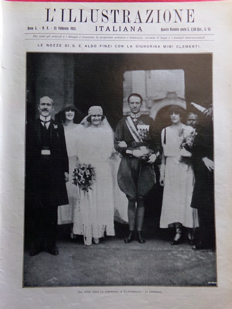L'Illustrazione Italiana 25 Febbraio 1923 Nilo Azzurro Renan Occupazione Renania