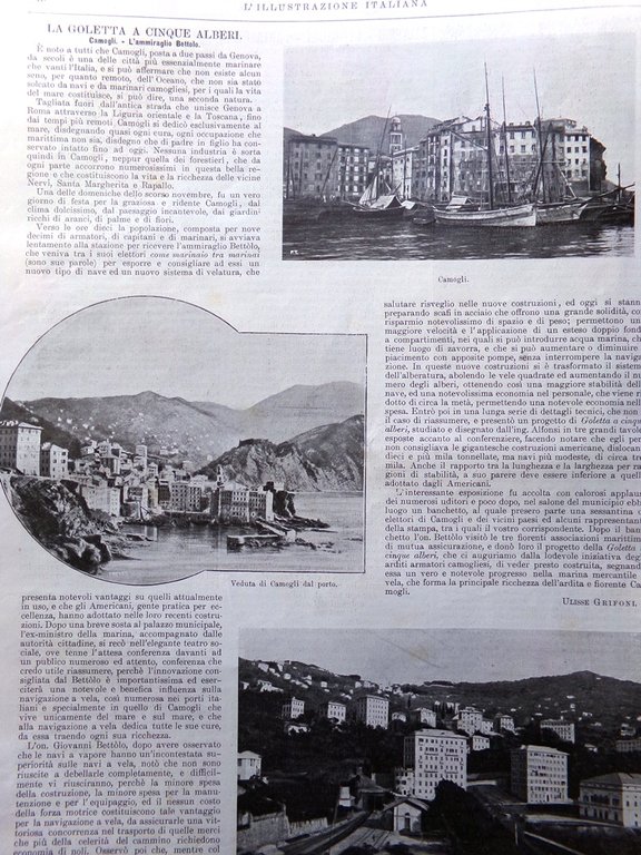L'Illustrazione Italiana 25 Gennaio 1903 Candia Brofferio Venezuela Capus Papa