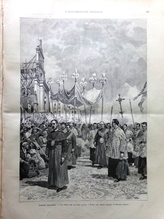 L'Illustrazione Italiana 25 Giugno 1893 Arturo Graf Caverna Lercara Torre … | Immagine Gallery 4