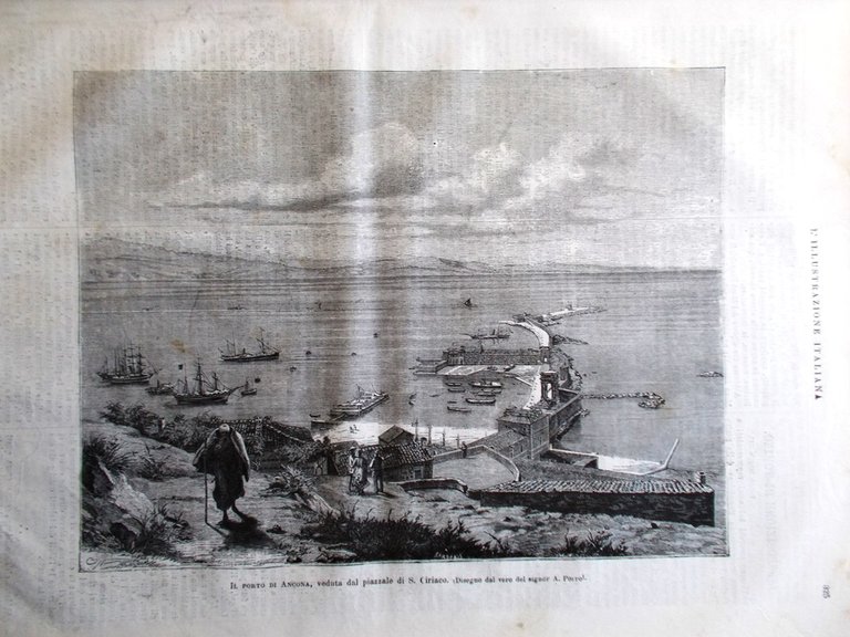 L'Illustrazione Italiana 25 Maggio 1879 Porto di Ancona Tirnova Locarno …