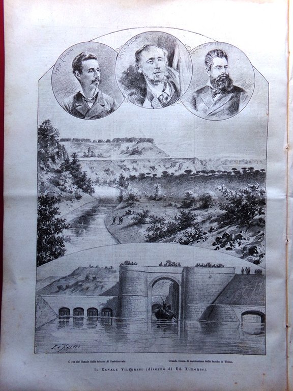 L'Illustrazione Italiana 25 Maggio 1884 Villoresi Le Feste Pompeiane Castellazzo | Immagine Gallery 3