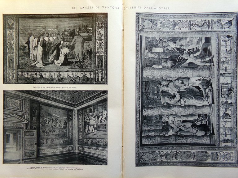 L'Illustrazione Italiana 25 Maggio 1919 Arazzi Mantova Tonezza Fiume Adalia …