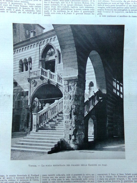 L'Illustrazione Italiana 25 Marzo 1906 Campanile San Marco Corcos Corsini …