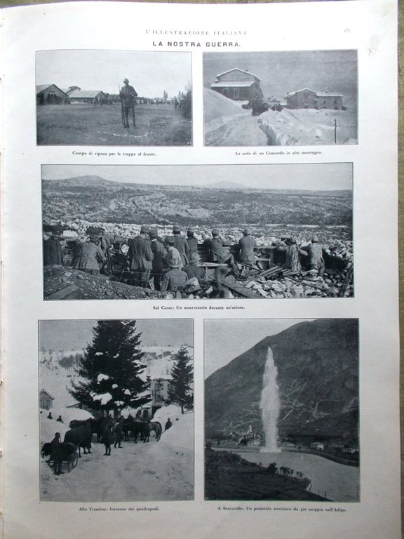 L'Illustrazione Italiana 25 Marzo 1917 WW1 Rivoluzione Russa Nevskij Nicola …