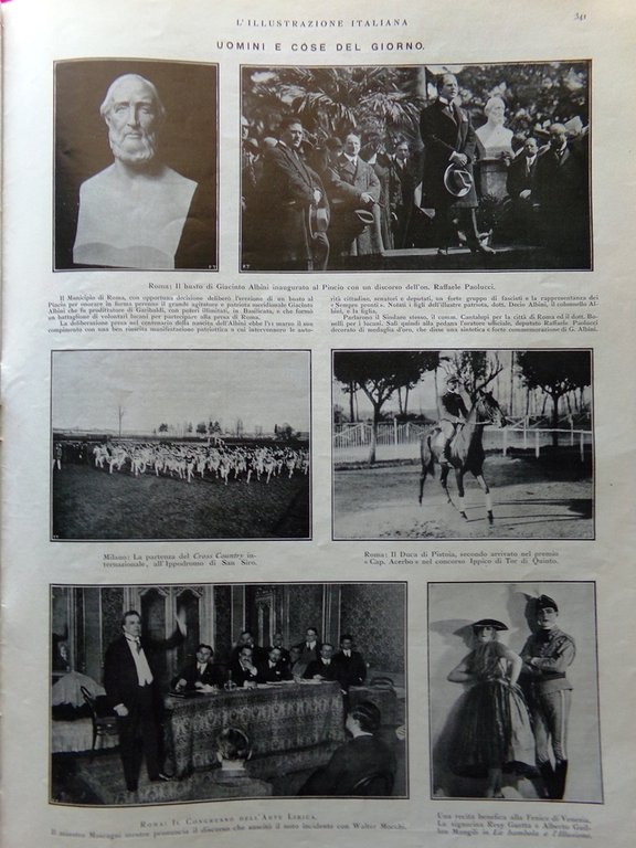 L'Illustrazione Italiana 25 Marzo 1923 Tutankhamon Luxor Parenzo Istria Milena