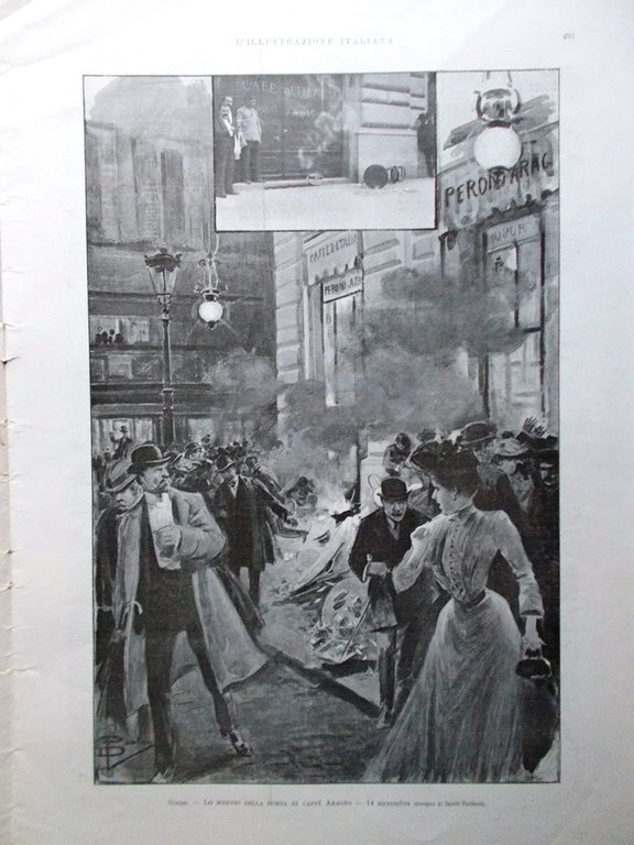 L'Illustrazione Italiana 25 Novembre 1906 Caruso Dipinti Luini Catalogna Aragno